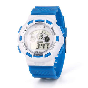 2017 Fashion Boy Girl Child Kid Sport Waterproof LED Light Analog Digital Wrist Watch