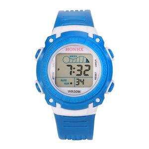 HONHX Luxury Brand LED Watches Outdoor Multifunction Waterproof Child/Boy's/Girl's Sports Electronic Watches