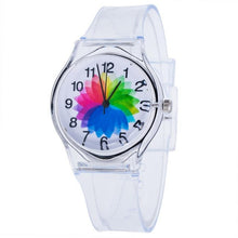 Load image into Gallery viewer, 2017 Chilrend Lovely Kids Watches Transparent Quartz Silicone Watch Children Students Watch Girls WristWatches Montre Enfant