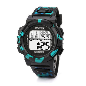 HONHX Outdoor Multifunction Digital Watch For Boys Girls Silicone Rubber Child Sports Electronic Wristwatches montre enfant #63