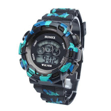 Load image into Gallery viewer, Waterproofol Mens Boys LED Quartz Alarm Date Sports Wrist Watch