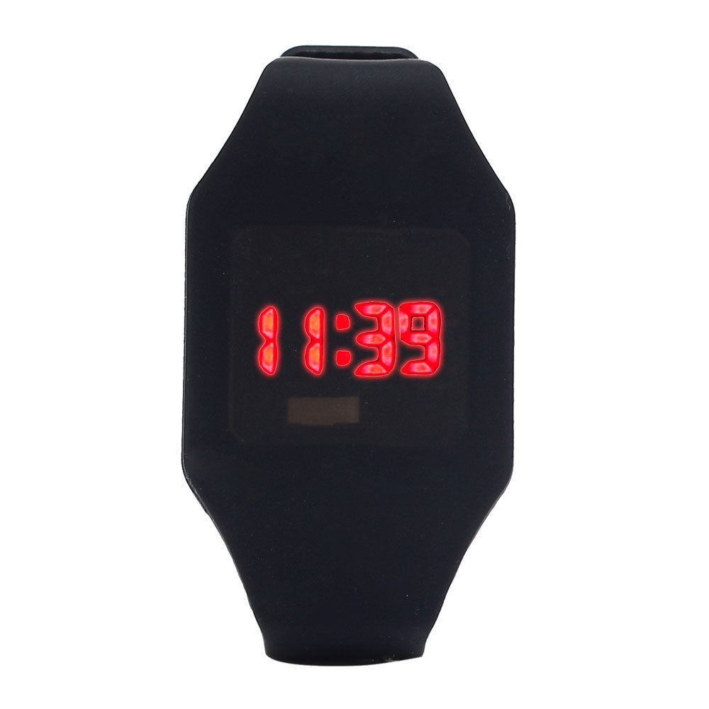 Mens Womens Silicone LED Watch Sports Bracelet Digital Wrist Watch