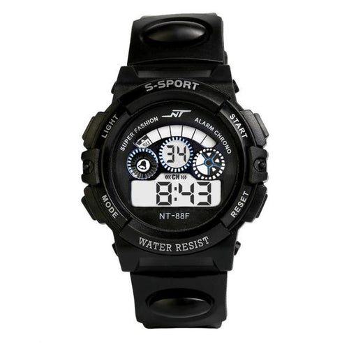 Waterproof Mens Boy's Digital LED Quartz Alarm Date Sports Wrist Watch