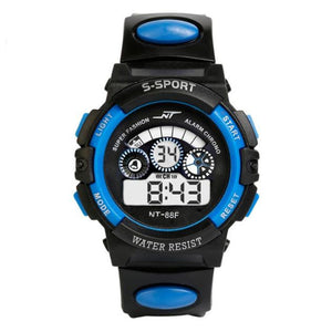 Waterproof Mens Boy's Digital LED Quartz Alarm Date Sports Wrist Watch