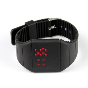 Waterproof Mens Womens Digital LED Touch Sports Silicone Bracelet Wrist Watch