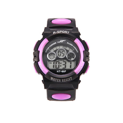 Watch Round Wristwatch 96 Waterproof 1 10 Kids Casual 2 Home Meters 7cm Electronic Alarm etc PVC School 75inch Digital 5