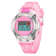 Load image into Gallery viewer, Child Fashion Multifunction Waterproof Sport Digital Alarm Wrist 1.5cm/0.6inch Casual Watch Buckle Unisex Round