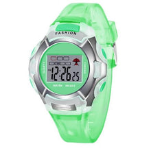 Load image into Gallery viewer, Child Fashion Multifunction Waterproof Sport Digital Alarm Wrist 1.5cm/0.6inch Casual Watch Buckle Unisex Round