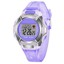 Load image into Gallery viewer, Child Fashion Multifunction Waterproof Sport Digital Alarm Wrist 1.5cm/0.6inch Casual Watch Buckle Unisex Round